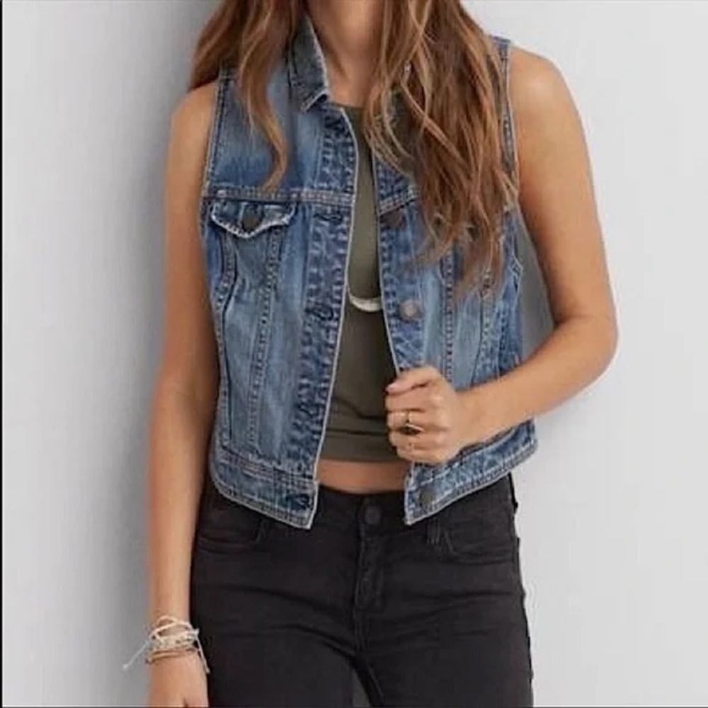 GARAGE | Blue Jean Vest Size XS